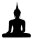Buddha silhouette - by www.shutterstock.com